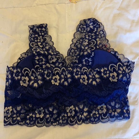 Bra size 32B blue lace NWOT - Picture 6 of 10